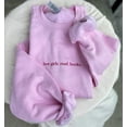 thumbnail image 1 of Embroidered Hot Girls Read Books Sweatshirt, 1 of 5