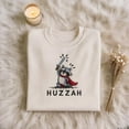 thumbnail image 1 of Embroidered Huzzah Raccoon Shirt, Embroidered Shirt , Funny Medieval Crewneck, Ren Faire DnD Shirt, Chaotic Good Gamer Gift, 1 of 4