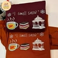 thumbnail image 1 of Embroidered I Smell Snow Sweatshirt, Stars Hollow Christmas Sweatshirt, Winter Coffee Shirt, Luke's Coffee Sweatshirt, Christmas Sweatshirt, 1 of 4