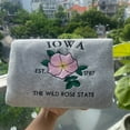 thumbnail image 1 of Embroidered Iowa Wild Rose State Sweatshirt, 1 of 2