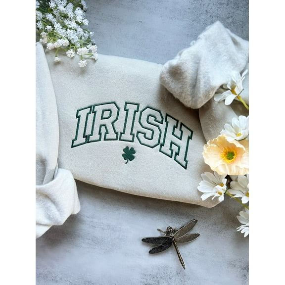 Embroidered Irish Sweatshirt