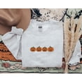 thumbnail image 1 of Embroidered Jack-o-Lantern Pumpkin Sweatshirt, 1 of 2