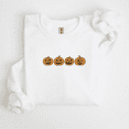 thumbnail image 1 of Embroidered Jack-o-Lantern Pumpkin Sweatshirt, 1 of 2
