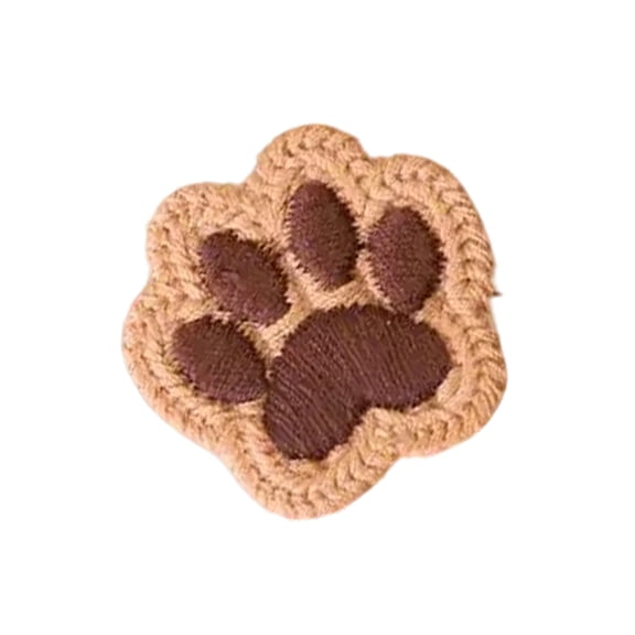 Embroidered Kitten Paws Patches Applique Crafts for Jeans Hat Bag Scarf Curtain Clothes Accessories Badges Sew on