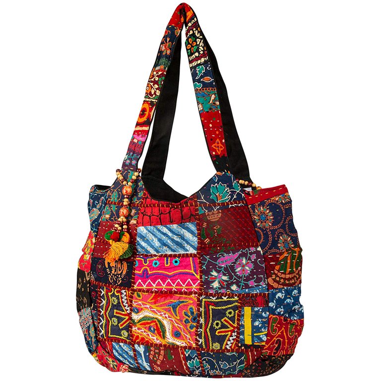 Wrangler Tote Bag Western Purses for Women Shoulder Boho Aztec Handbags,  Angel Denim Jean- S 