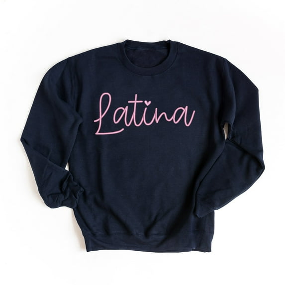 Embroidered Latina Cursive - Women's Graphic Sweatshirt