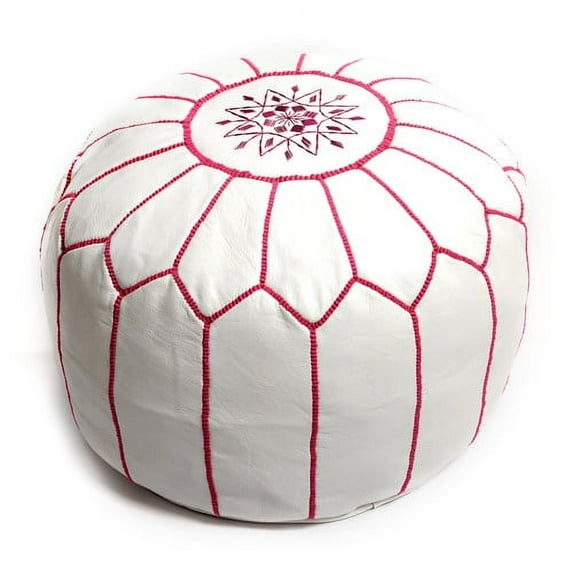 Beldi Nest Moroccan Pouf Leather Ottoman