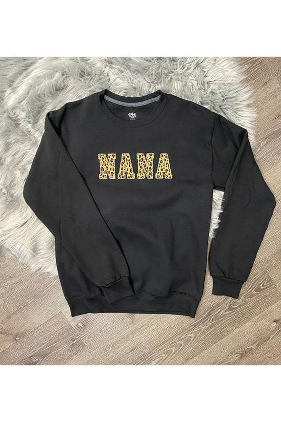 Embroidered Leopard NANA Sweatshirt