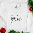 thumbnail image 1 of Embroidered Let It Snow Christmas Sweatshirt, 1 of 1