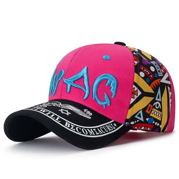 Embroidered Letter Baseball Cap Korean Style Trendy Unique Men and Women Baseball Cap High-Grade Outdoor Sunshade Sun Protection Hat Children
