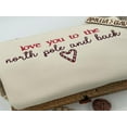 thumbnail image 1 of Embroidered Love you to the North Pole and back Christmas Sweatshirt, Embroidered Crewneck, Embroidered Snow Sweater, Xmas Gift Present, 1 of 4