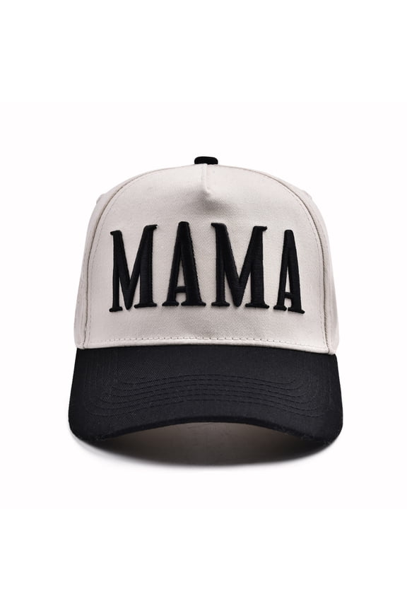 Embroidered MAMA Trucker Hat with Mini Lettering – Personalized Baseball Cap Gift for Mother’s Day or Father's Day – Stylish and Comfortable Everyday Wear for Family Gatherings and Casual Outfits