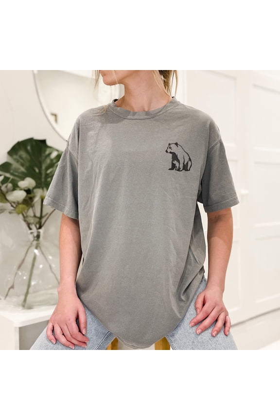 Embroidered Mama Bear Shirt, Mama Bear Shirt, Gift for Mom, Mother's Day Gift, New Mom Gift, Embroidered Mom Bear