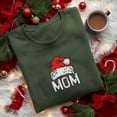 thumbnail image 1 of Embroidered Mama Christmas Shirt, Merry Mama Holiday Tee, Womens Holiday Party Tshirt, Christmas Pregnancy Reveal, Festive Gift for Mom, 1 of 5
