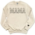 thumbnail image 1 of Embroidered Mama Mom Sweatshirt - Perfect for Christmas 2023, 1 of 7