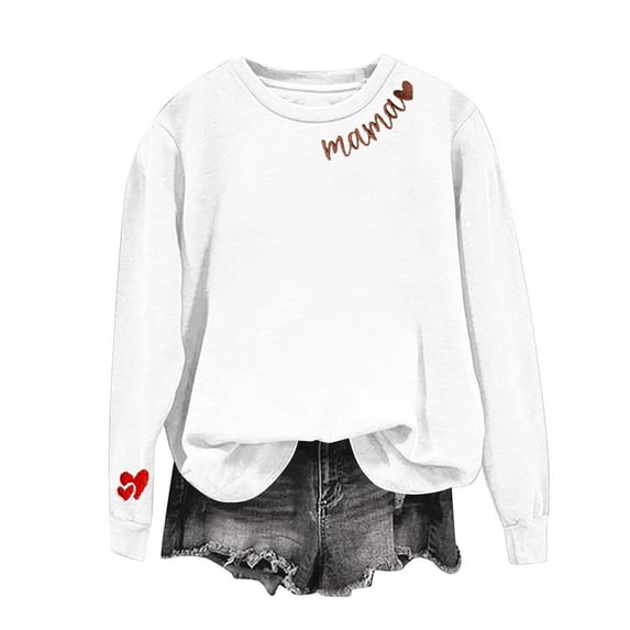 Embroidered Mama Sweatshirt – Gift for Mother’s Day, Birthday or Christmas