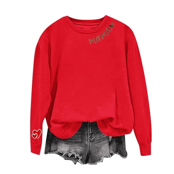 Embroidered Mama Sweatshirt – Gift for Mother’s Day, Birthday or Christmas