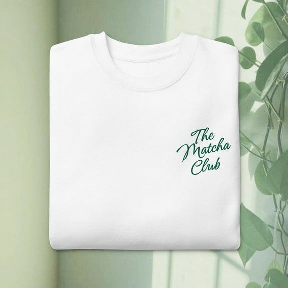 Embroidered Matcha Club Sweatshirt