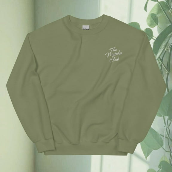 Embroidered Matcha Club Sweatshirt