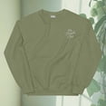 thumbnail image 1 of Embroly Matcha Lover Embroidered Tea Sweatshirt Minimalist Green Crewneck, 1 of 1