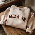 thumbnail image 1 of Embroidered Melanin Pride Sweatshirt, Black History Month, 1 of 4