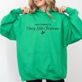 thumbnail image 1 of Embroidered Merry Little Christmas - Women's Graphic Hoodie, 1 of 10