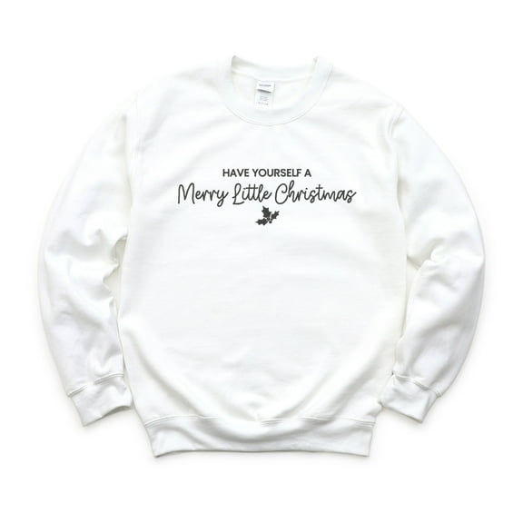 Embroidered Merry Little Christmas - Women's Graphic Sweatshirt