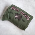 thumbnail image 1 of Embroidered Moo Deng Sweatshirt, 1 of 1