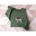 thumbnail image 1 of Embroidered Moody Cow Sweatshirt, 1 of 1