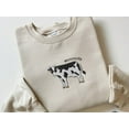thumbnail image 1 of Embroidered Moody Cow Sweatshirt, 1 of 1