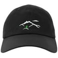 thumbnail image 1 of Embroidered Mountain Silhouette Logo, Adjustable Baseball Cap-EM-0041-Black, 1 of 2