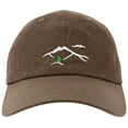 thumbnail image 1 of Embroidered Mountain Silhouette Logo, Adjustable Baseball Cap-EM-0041-Brown, 1 of 2