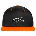 thumbnail image 1 of Embroidered Mountain Silhouette Logo-EM-0041-Black-Orange, 1 of 2