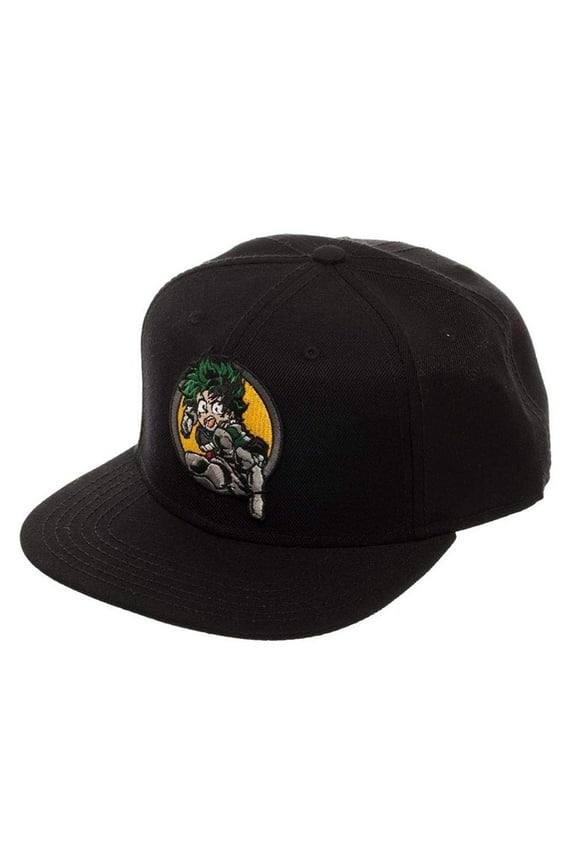 Embroidered My Hero Academia Izuku Midoriya Snapback - Dad Hat / Baseball Cap / Baseball Hat