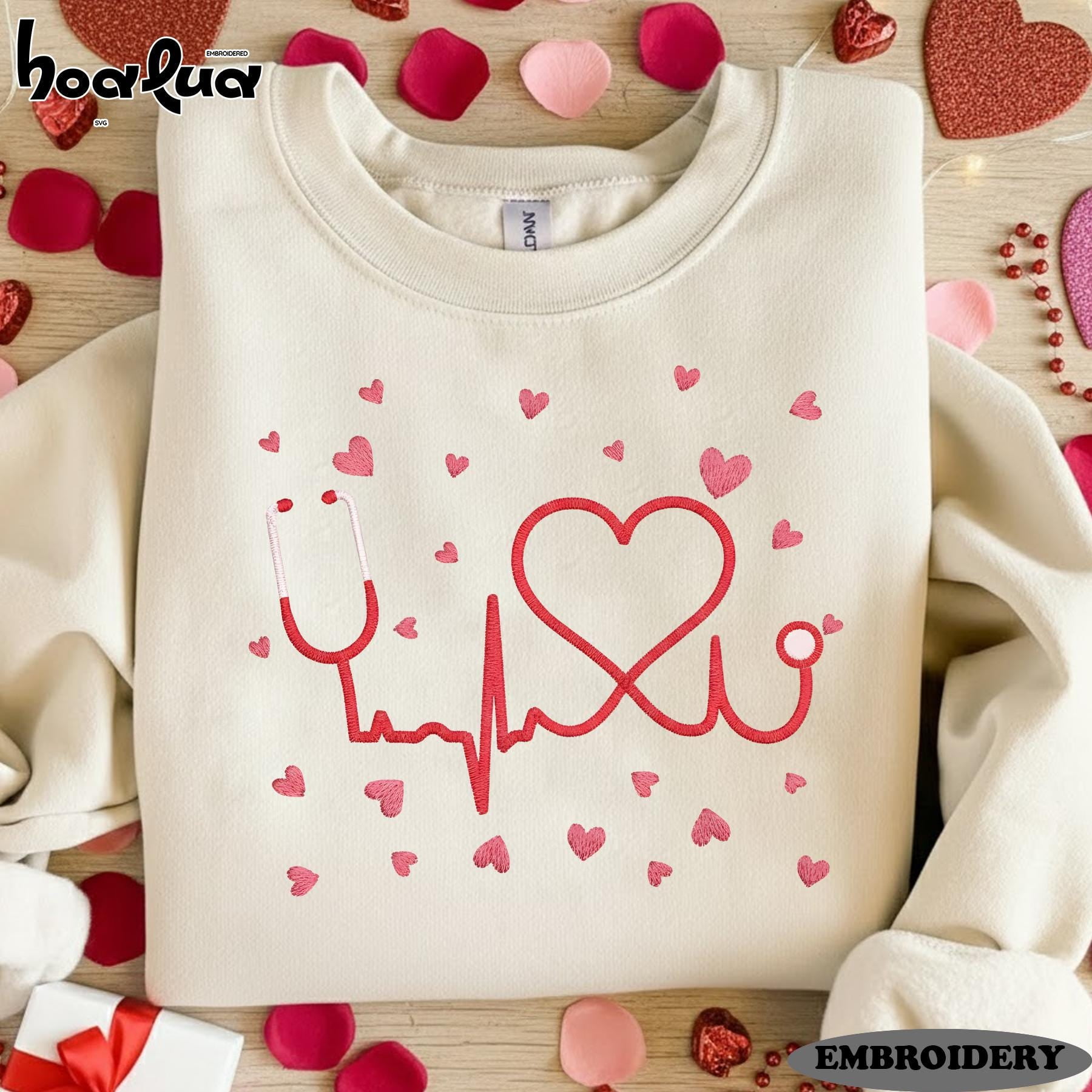 Healthcare Worker Heartbeat T-Shirt | Nurse Appreciation Gift | Made In USA