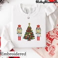 thumbnail image 1 of Embroidered Nutcracker Sweatshirt, Christmas Nutcracker Shirt, Christmas Sweatshirt, Nutcracker Ballet Shirt, Christmas Party Sweater, 1 of 4