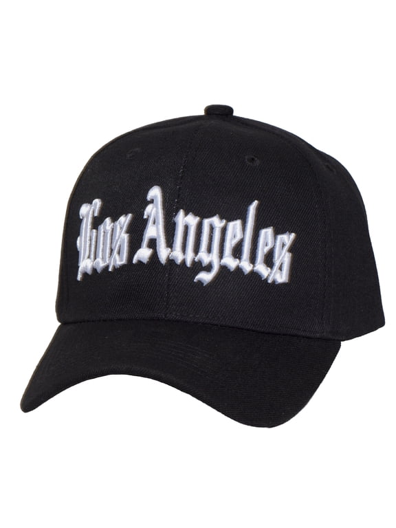 Embroidered Old English Baseball Cap California Hats Curved Bill, Los Angeles