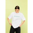 thumbnail image 1 of Embroidered Oversized T-Shirt (Pack of 1), 1 of 1
