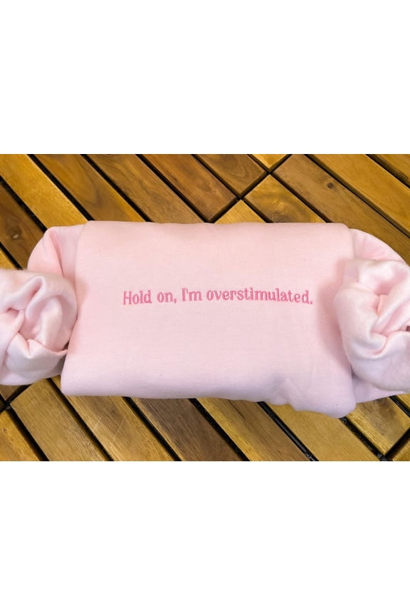 Embroidered Overstimulated Sweatshirt