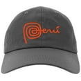 thumbnail image 1 of Embroidered PERU National Logo, Adjustable Baseball Cap-EM-0037-Gray, 1 of 2