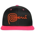 thumbnail image 1 of Embroidered PERU National Logo-EM-0037-Black-Pink, 1 of 2