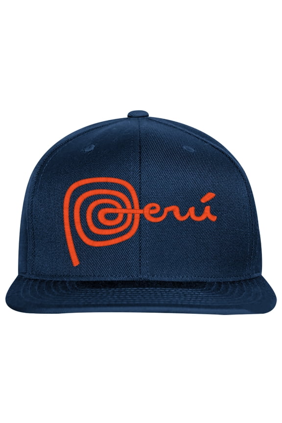 Embroidered PERU National Logo-EM-0037-Navy