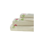 thumbnail image 1 of Embroidered Palms and Flowers Sheet Set Twin, 1 of 4