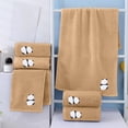 thumbnail image 1 of Embroidered Panda Hand Towel 1-Pack, Thick 100% Cotton Soft & Absorbent Kitchen & Bath Towels, 29x13 Inch Decorative Guest Towels, 1 of 5