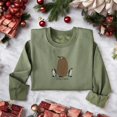 thumbnail image 1 of Embroidered Pesto Giant Penguin Crewneck, 1 of 1
