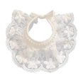 thumbnail image 1 of Embroidered Pet Lace Bib - Faux Pearl Decoration - Adjustable Dog Necklace Bib Collar - Cat Accessories, 1 of 8