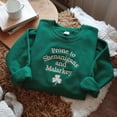 thumbnail image 1 of Embroidered Prone To Shenanigans And Malarkey Shamrock Shirt, St Patrick's Day Shirt, Irish Shirt, St Pattys Day Shirt, St Patrick's Day, 1 of 4