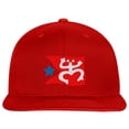 thumbnail image 1 of Embroidered Puerto Rican FLAG with Taino Frog Logo-EM-0034-Red, 1 of 2