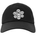 thumbnail image 1 of Embroidered Puerto Rican Taino SUN Logo, Adjustable Baseball Cap-EM-0033-Black, 1 of 2