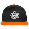 thumbnail image 1 of Embroidered Puerto Rican Taino SUN Logo-EM-0033-Black-Orange, 1 of 2